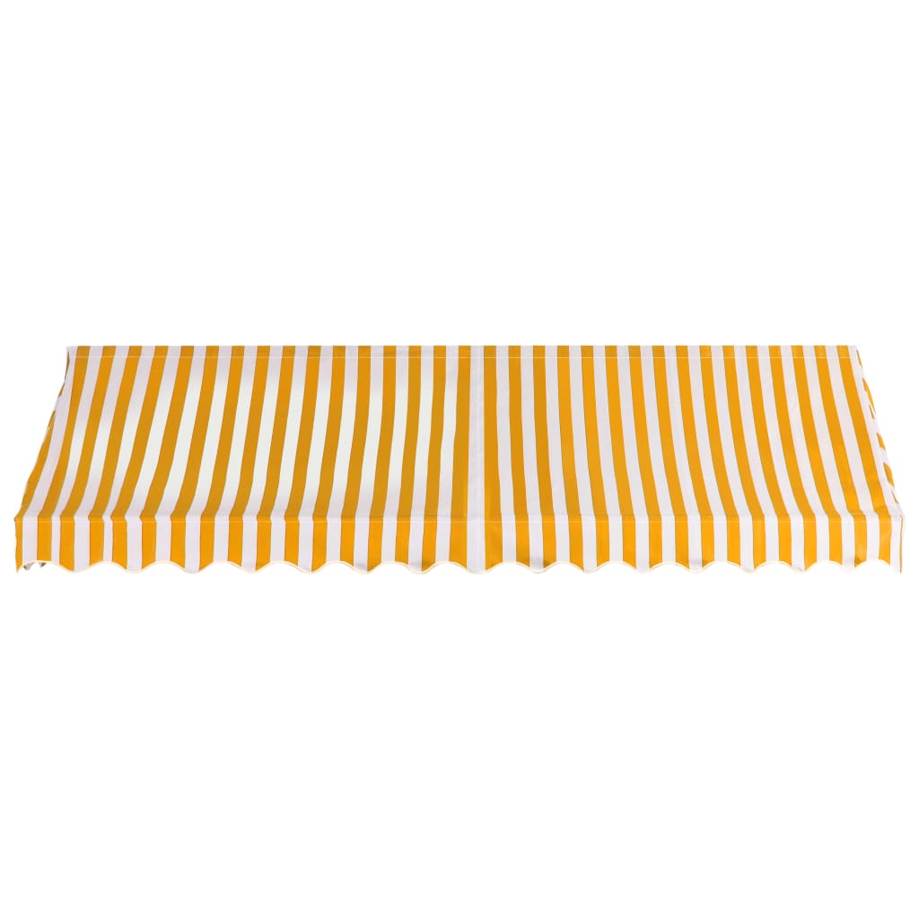 Tenda da Sole per Bistrò 350x120 cm Arancione e Bianca