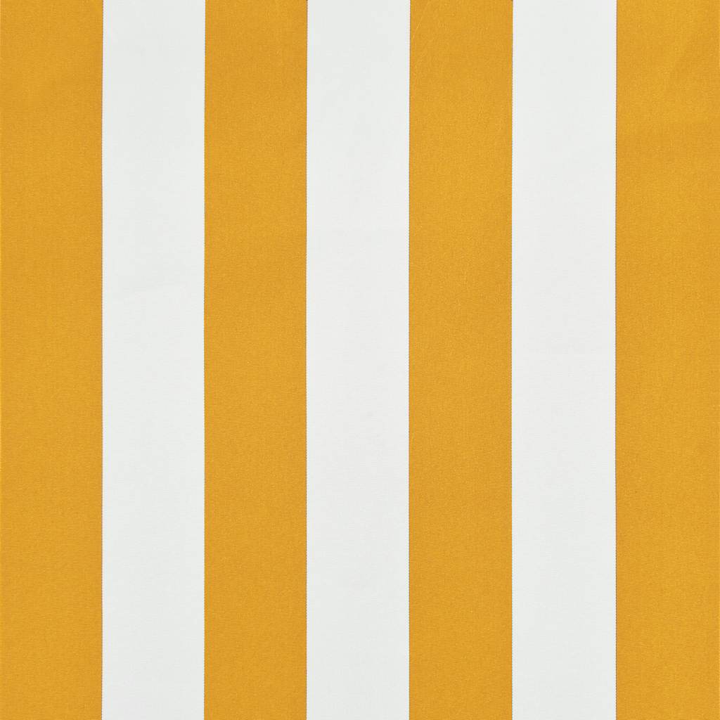 Tenda da Sole Retrattile 200x150 cm Giallo e Bianco