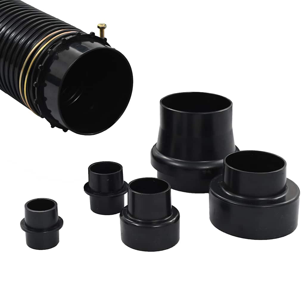 Aspiratore per Trucioli con Adattatore Set Nero 1100 W