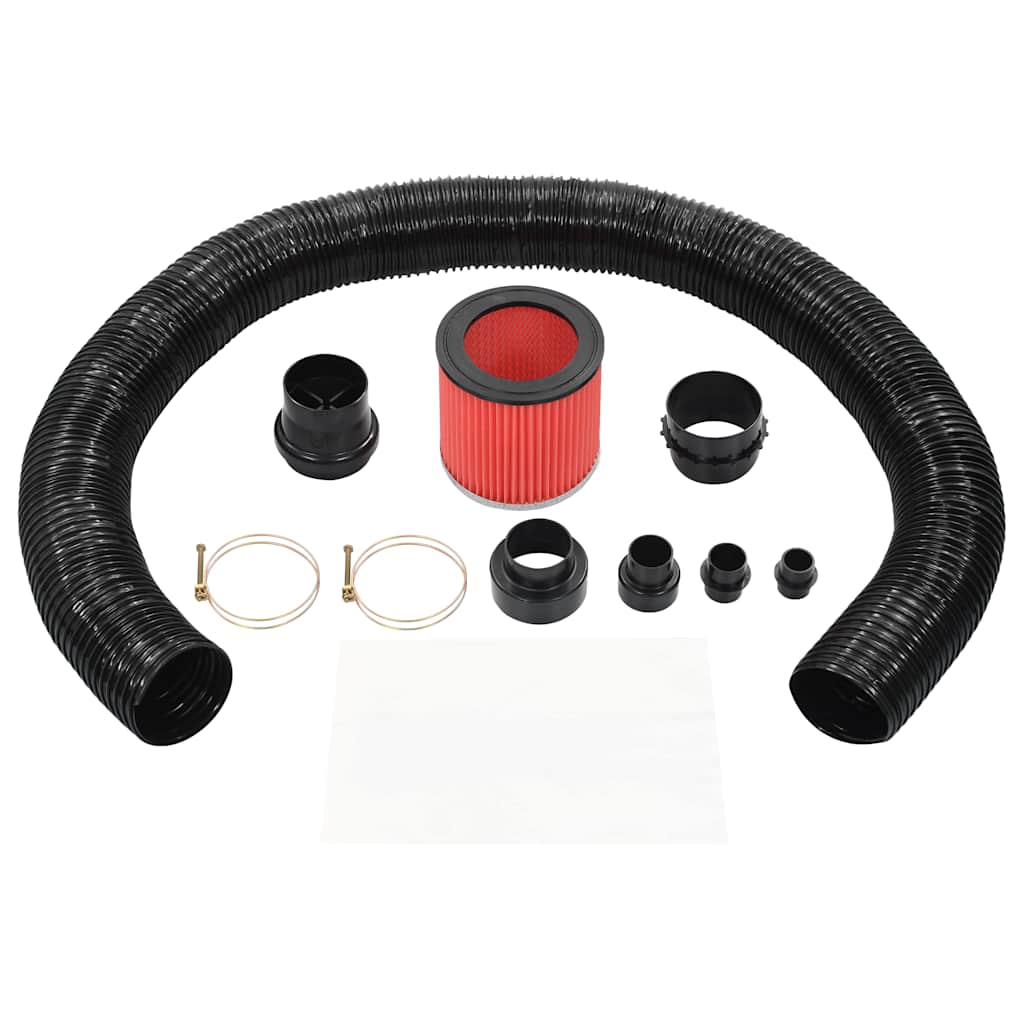 Aspiratore per Trucioli con Adattatore Set Nero 1100 W