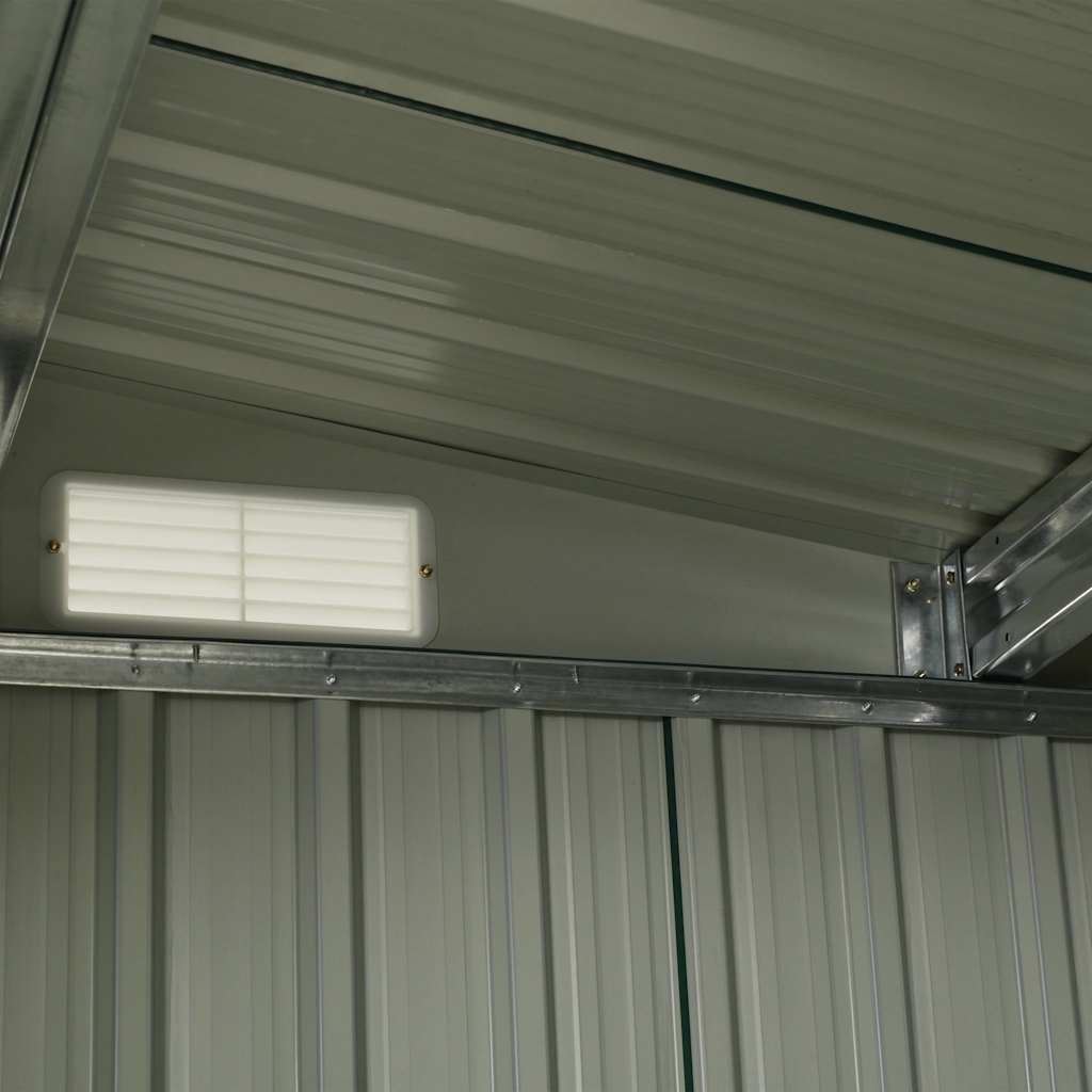 Capanno con Porte Scorrevoli Antracite 329,5x131x178cm Acciaio