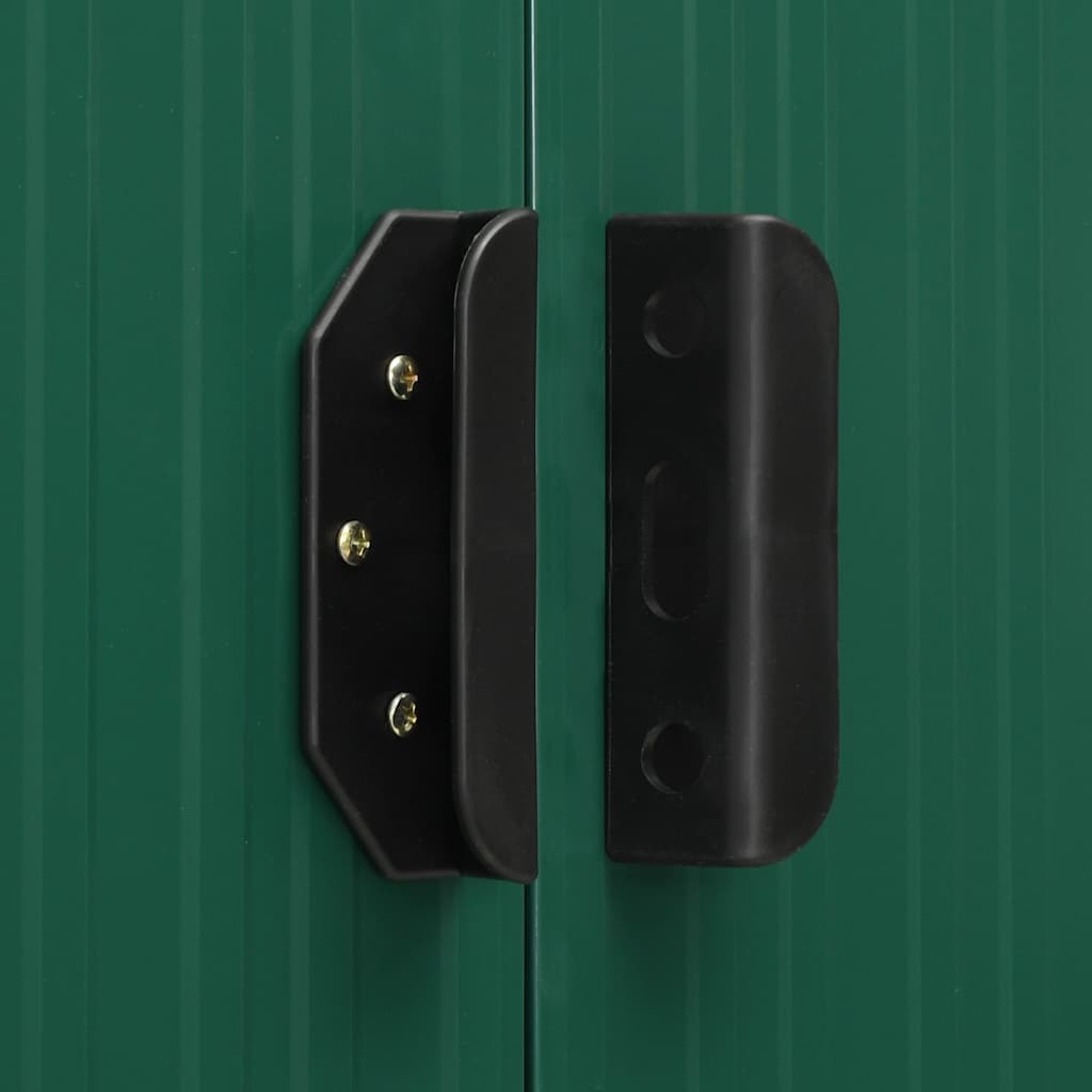 Capanno con Porte Scorrevoli Verde 329,5x131x178 cm in Acciaio
