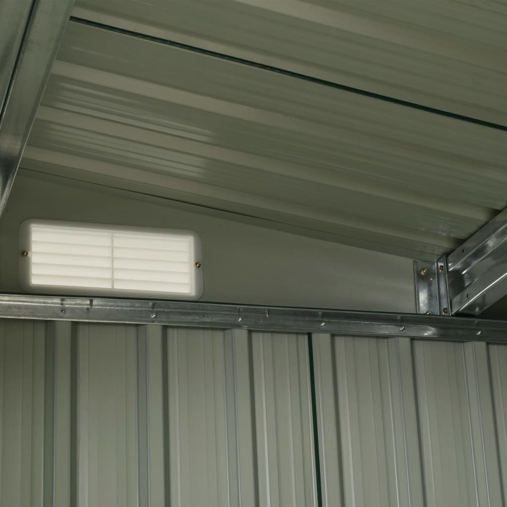Capanno con Porte Scorrevoli Antracite 329,5x205x178 cm Acciaio