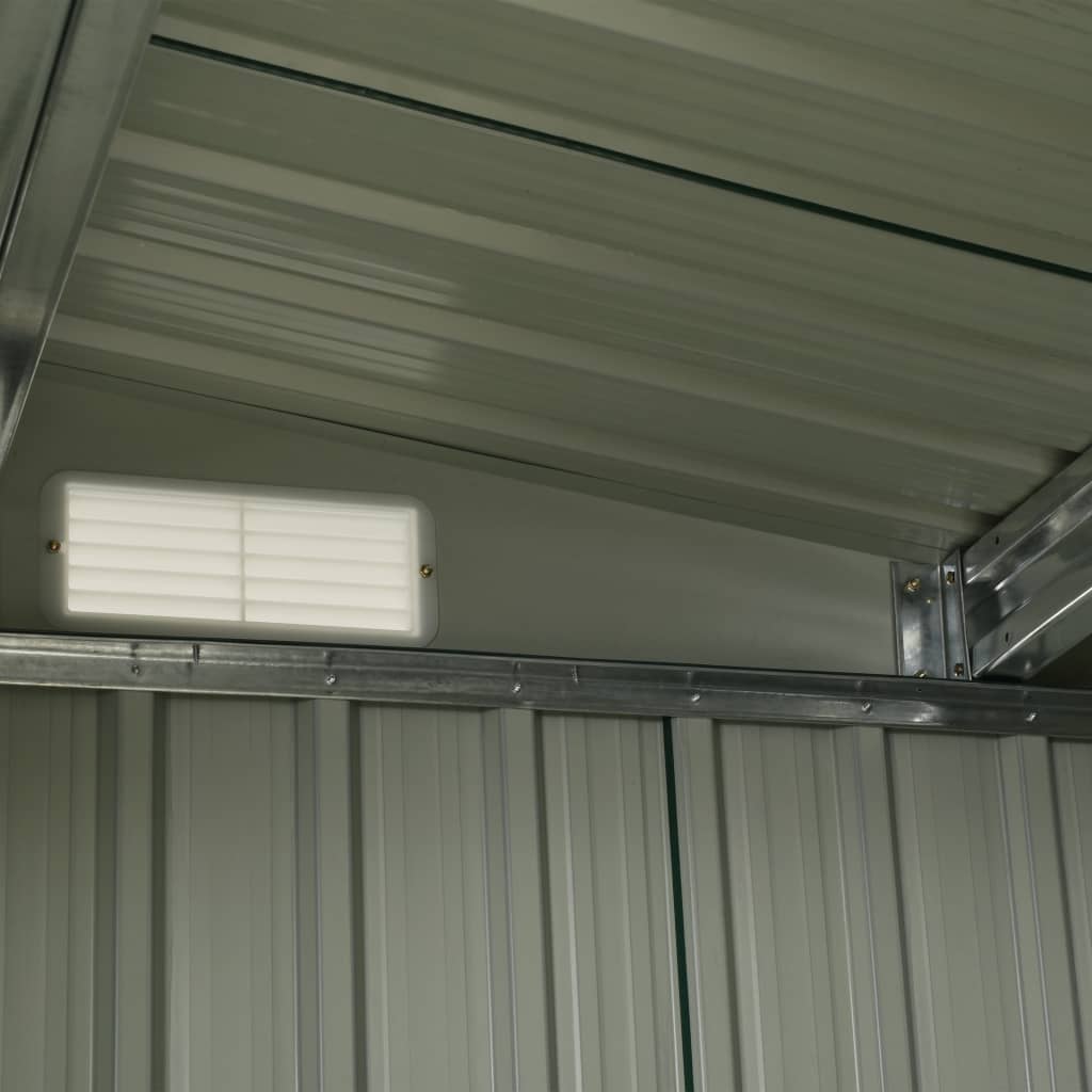 Capanno con Porte Scorrevoli Verde 329,5x205x178 cm Acciaio
