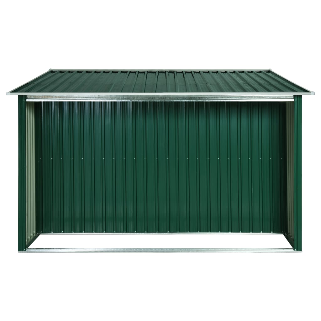 Capanno con Porte Scorrevoli Verde 329,5x312x178 cm in Acciaio