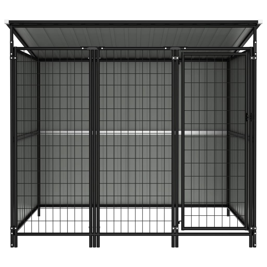 Box per Cani da Esterno 193x133x164 cm