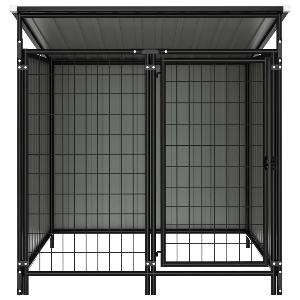 Box per Cani da Esterno 133x133x116 cm