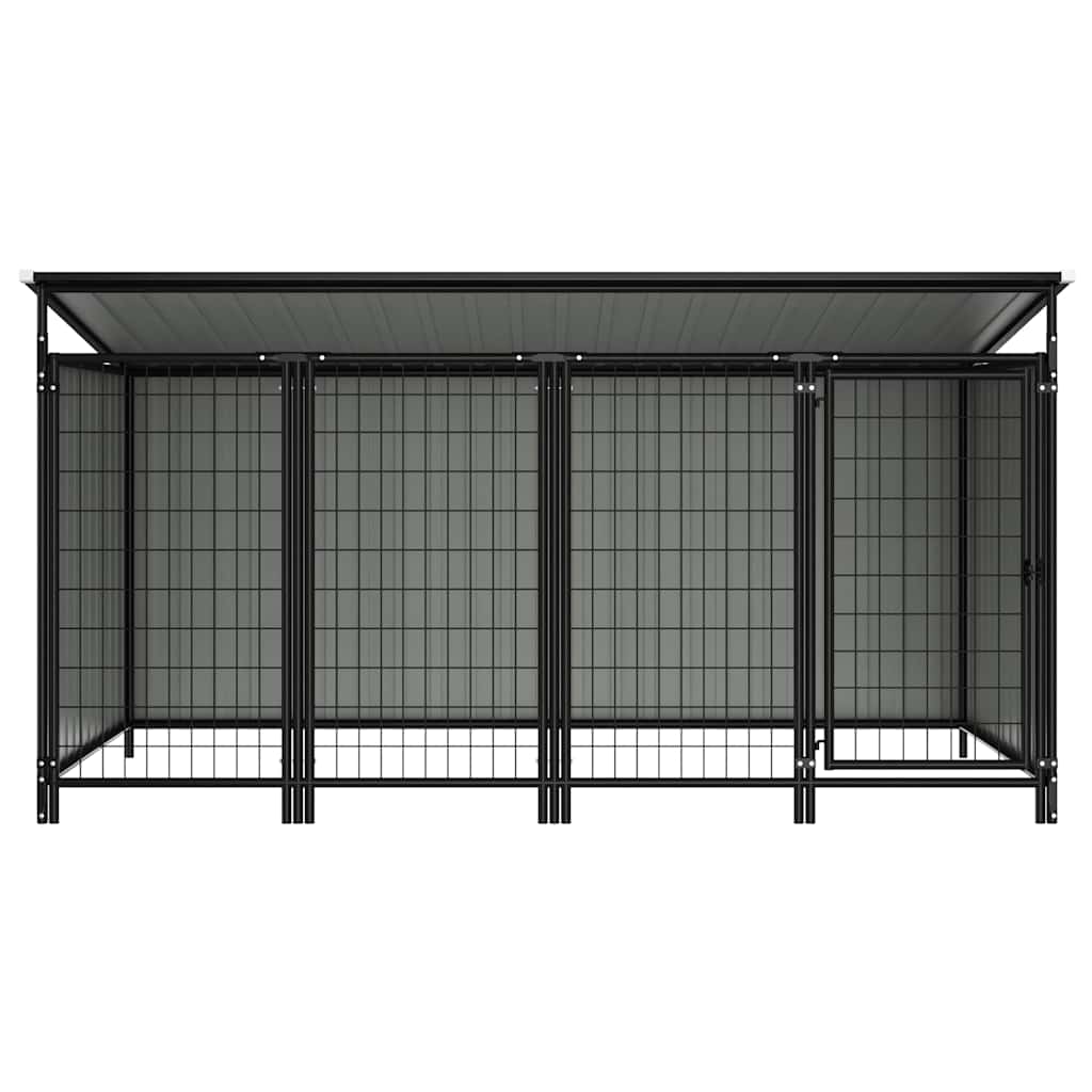 Box per Cani da Esterno 253x133x116 cm