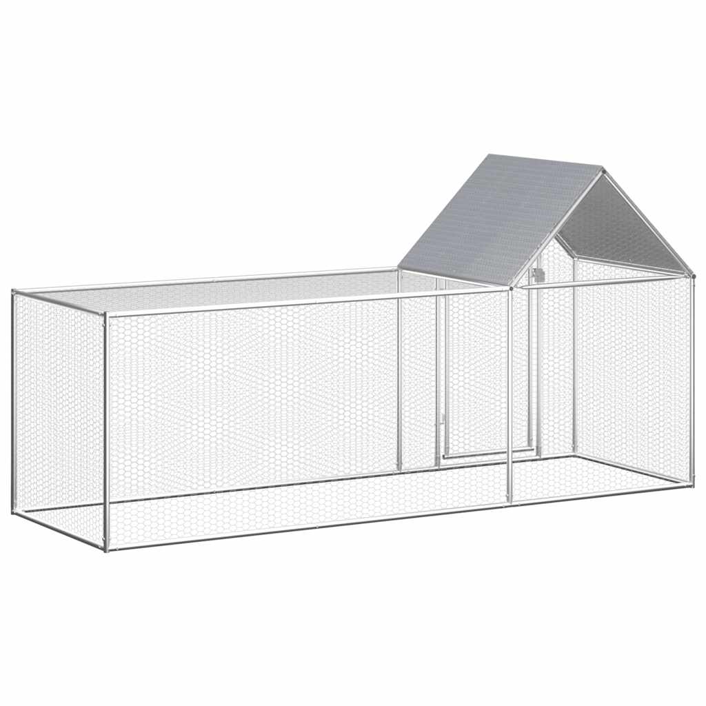Pollaio 3x1x1,5 m in Acciaio Zincato