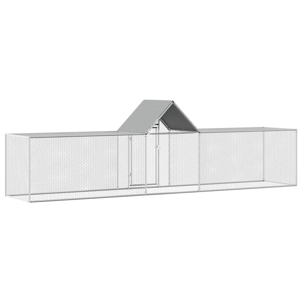 Pollaio 5x1x1,5 m in Acciaio Zincato