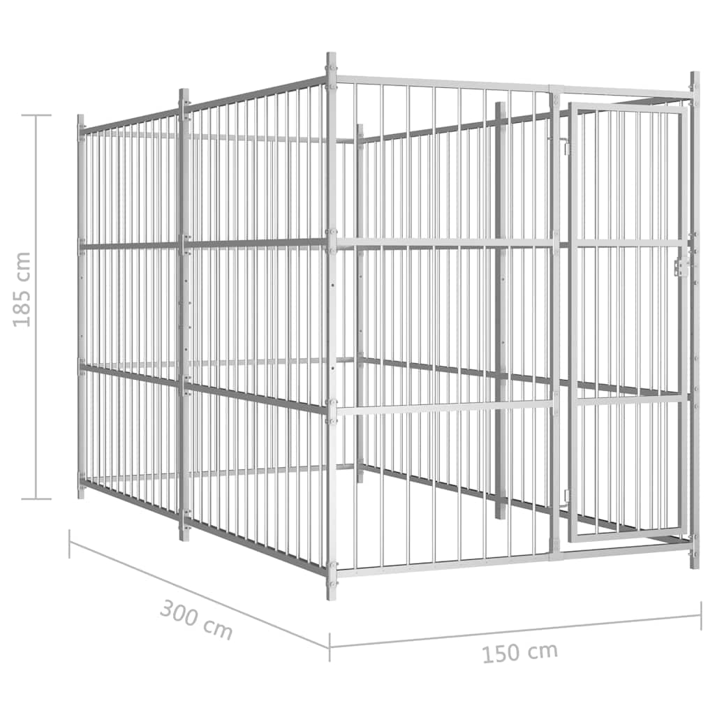 Canile da Esterno 300x150x185 cm