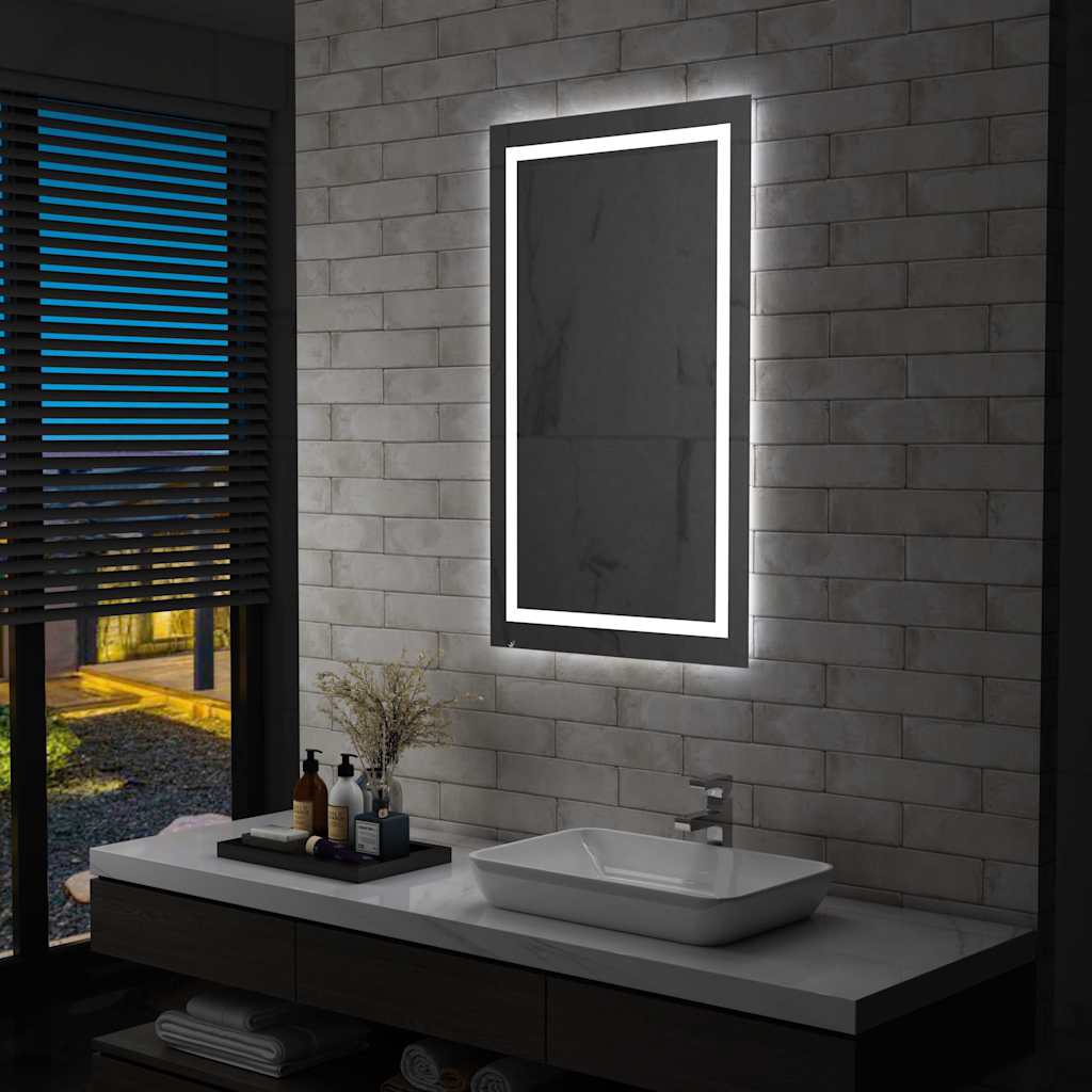 Specchio LED da Bagno con Sensore Tattile 60x100 cm