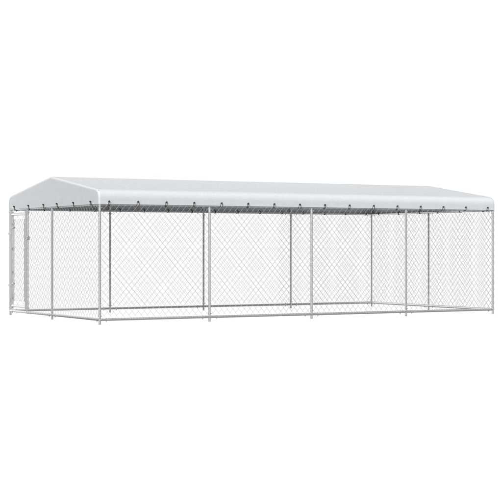 Canile da Esterno con Tetto 7,6x3,8x2,3 m