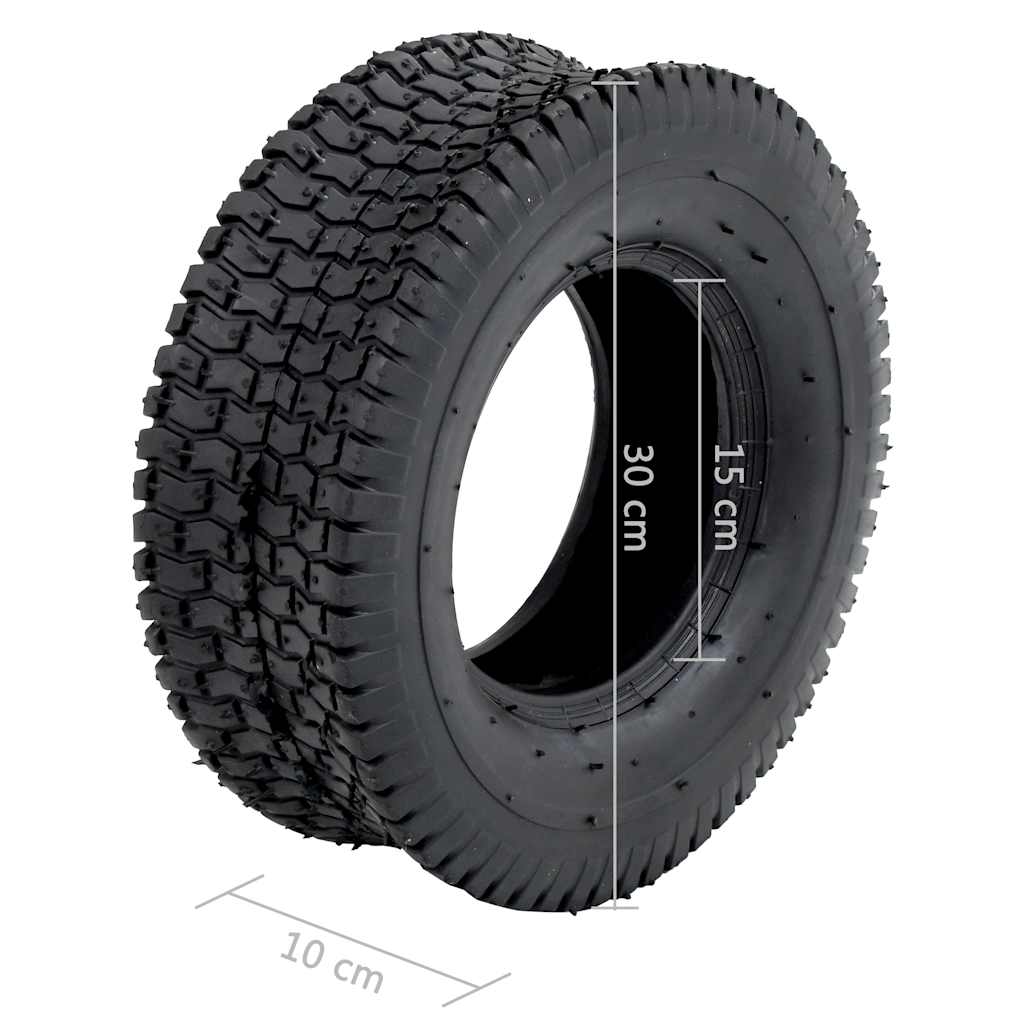 Ruote per Carriola 2 pz 13x5.00-6 4PR Gomma