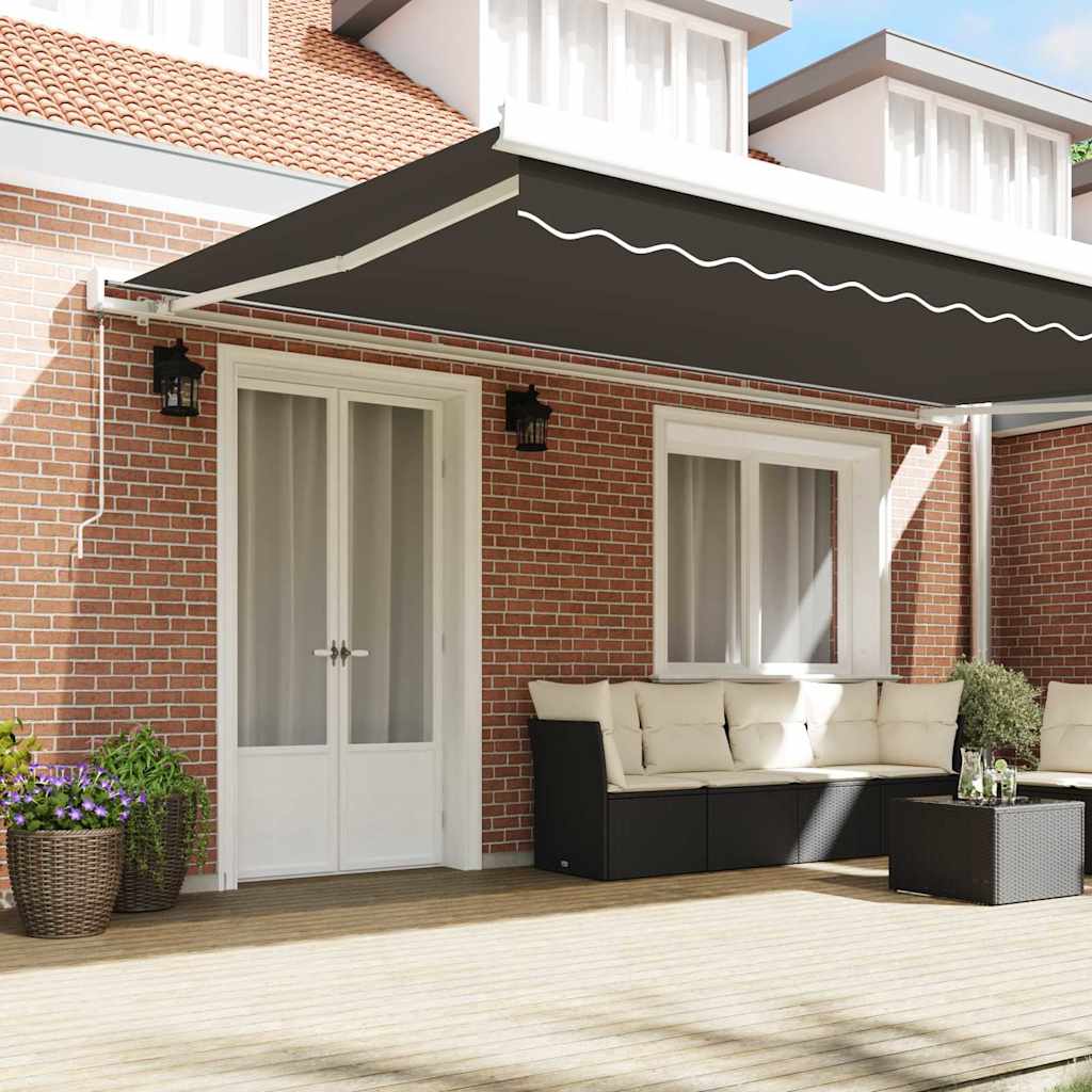 Telaio di tenda manuale 5 x 3 m Bianco