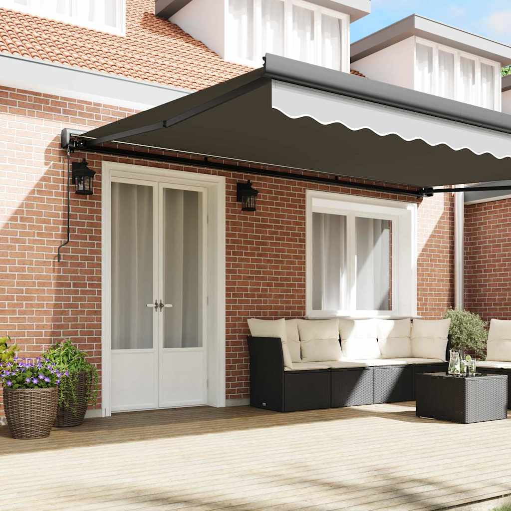 Struttura della tenda Antracite 400 × 300 cm Alluminio