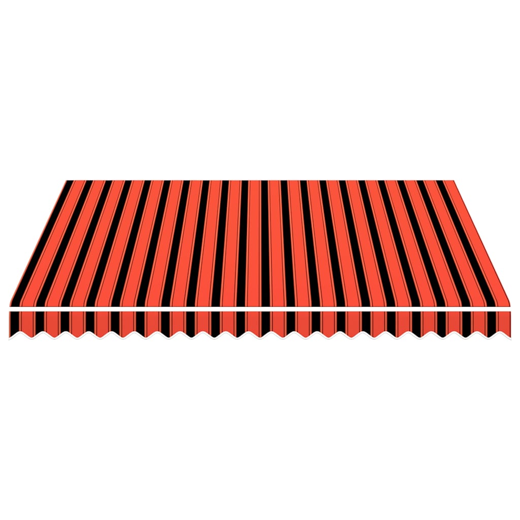 Tenda da Sole in Tela Arancione e Marrone 3x2,5 m