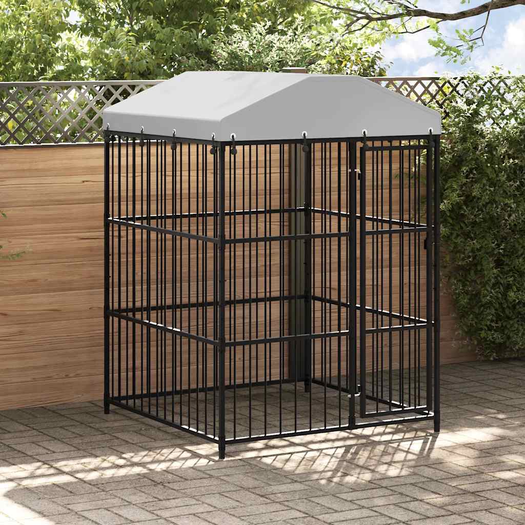 Canile da Esterno con Tetto 150x150x210 cm