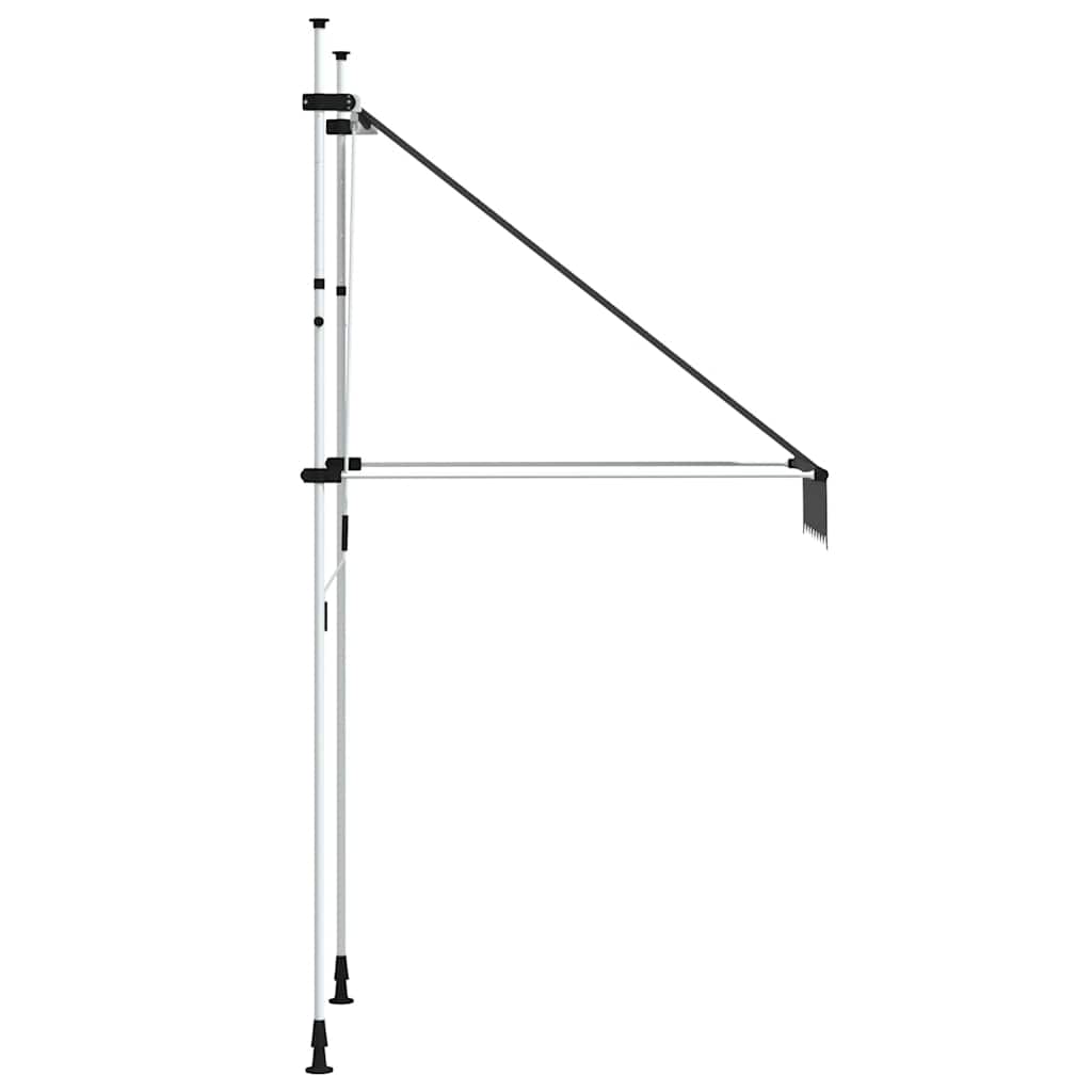 Tenda da Sole Retrattile Manuale 100 cm Antracite
