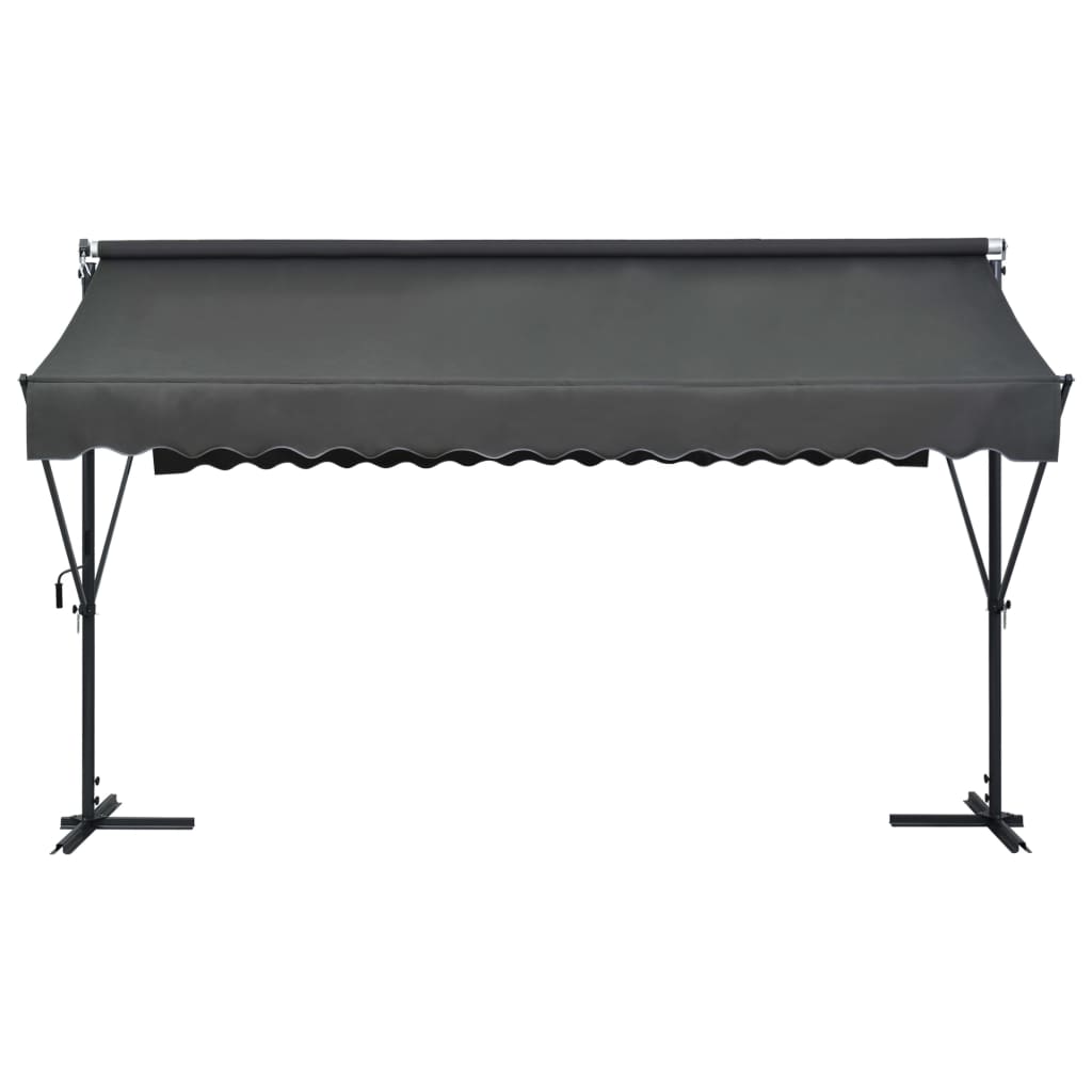 Tenda Parasole con Piedistallo 400x300 cm Antracite