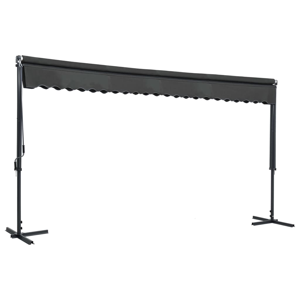 Tenda Parasole con Piedistallo 500x300 cm Antracite