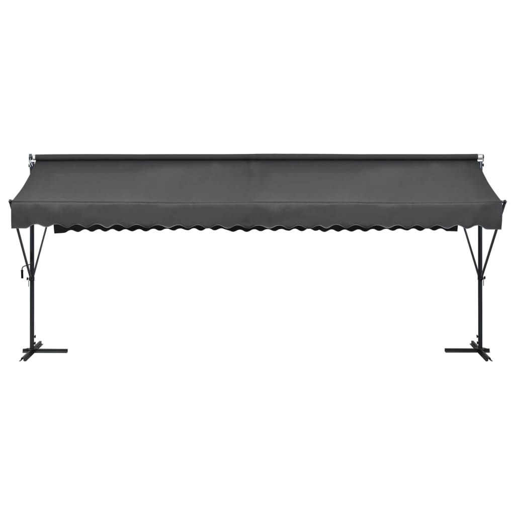 Tenda Parasole con Piedistallo 600x300 cm Antracite