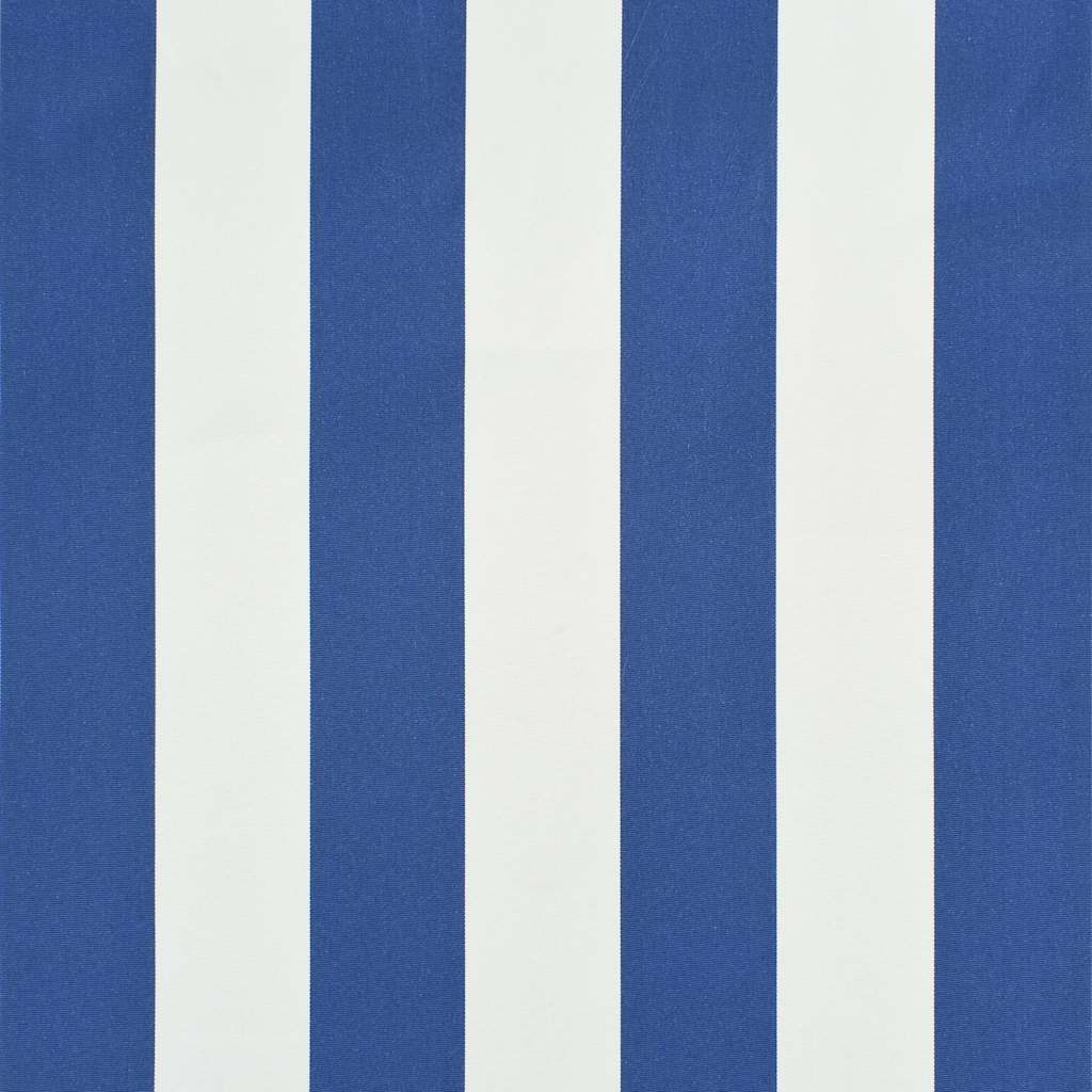 Tenda da Sole Retrattile 100x150 cm Blu e Bianco