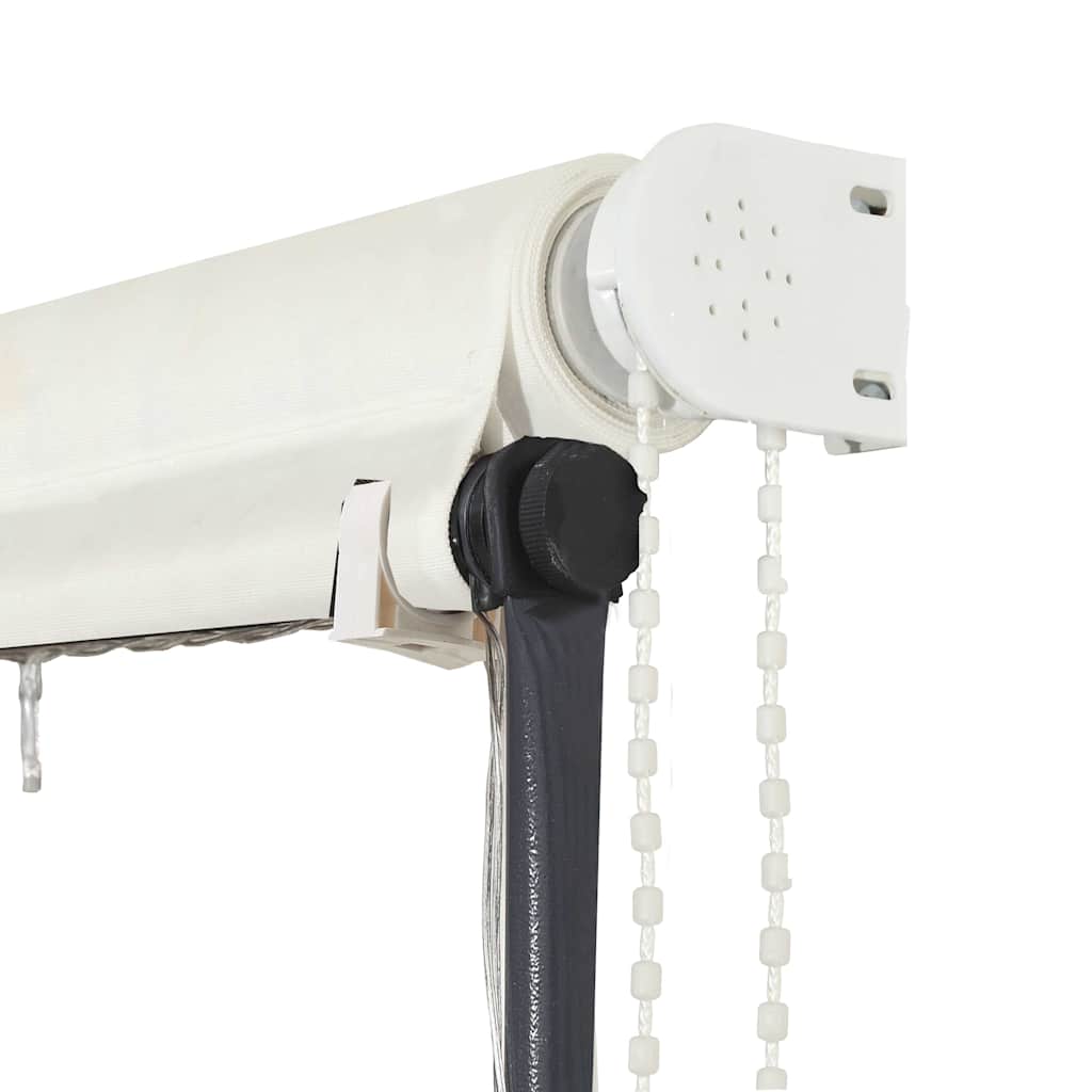 Tenda da Sole Retrattile con LED 150x150 cm Crema