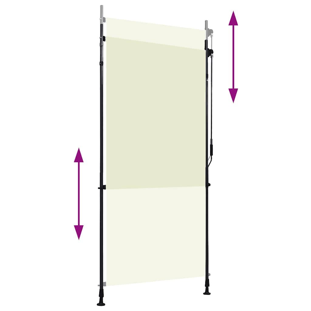 Tenda a Rullo per Esterni 100x270 cm Crema