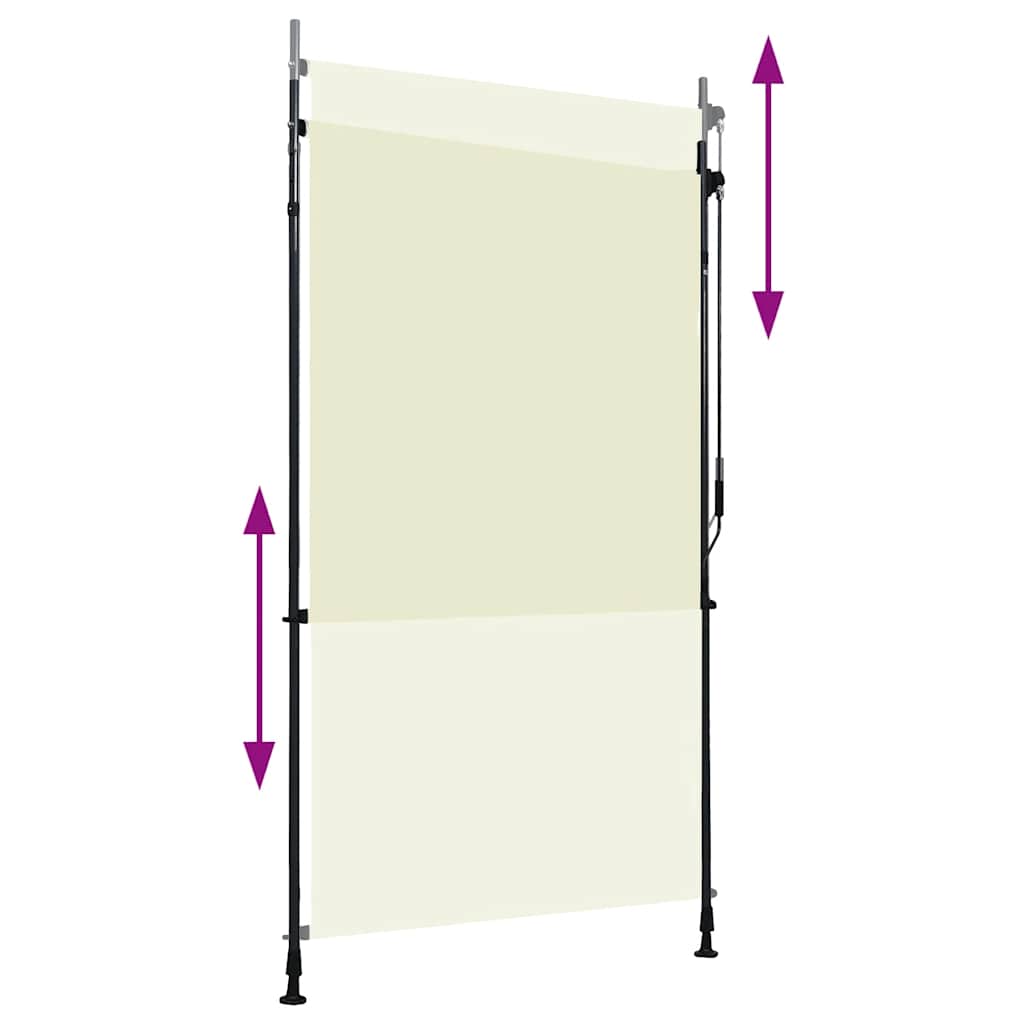 Tenda a Rullo per Esterni 120x270 cm Crema
