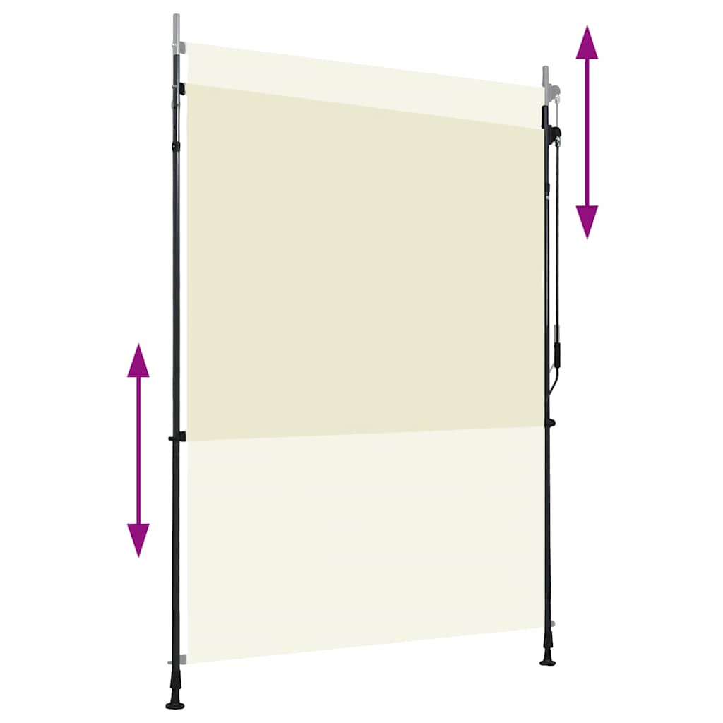 Tenda a Rullo per Esterni 150x270 cm Crema