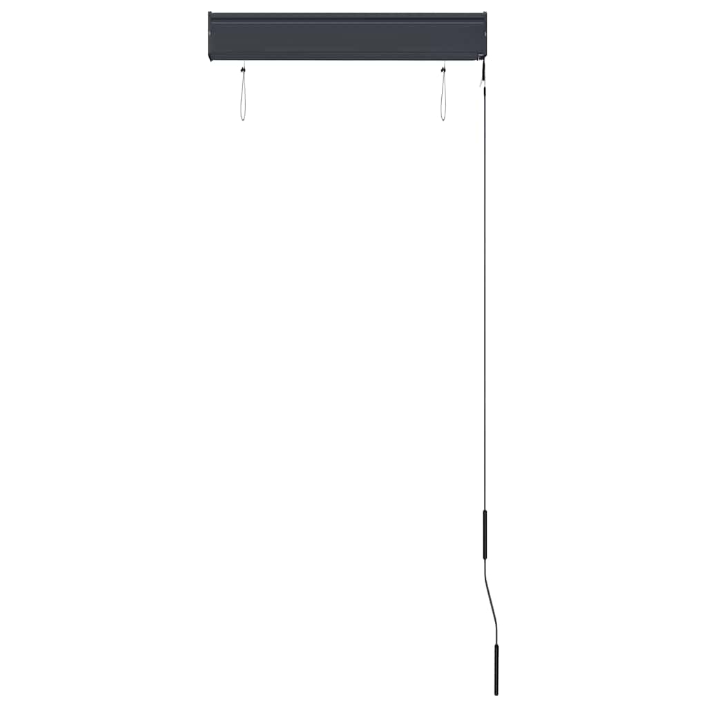 Tenda a Rullo per Esterni 60x250 cm Bianca e Arancione