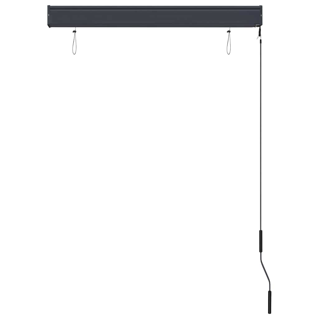Tenda a Rullo per Esterni 100x250 cm Bianca e Arancione