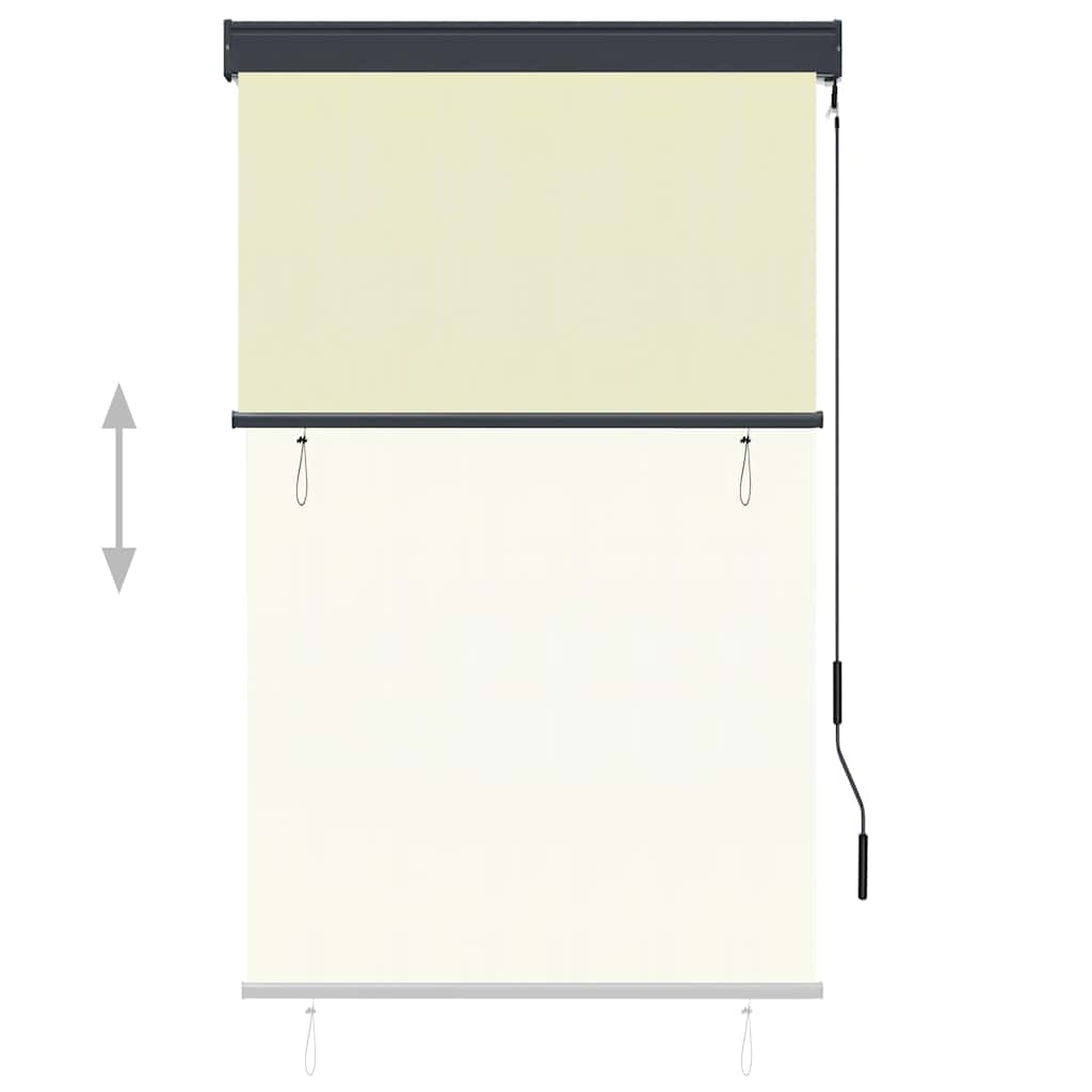 Tenda a Rullo per Esterni 100x250 cm Crema