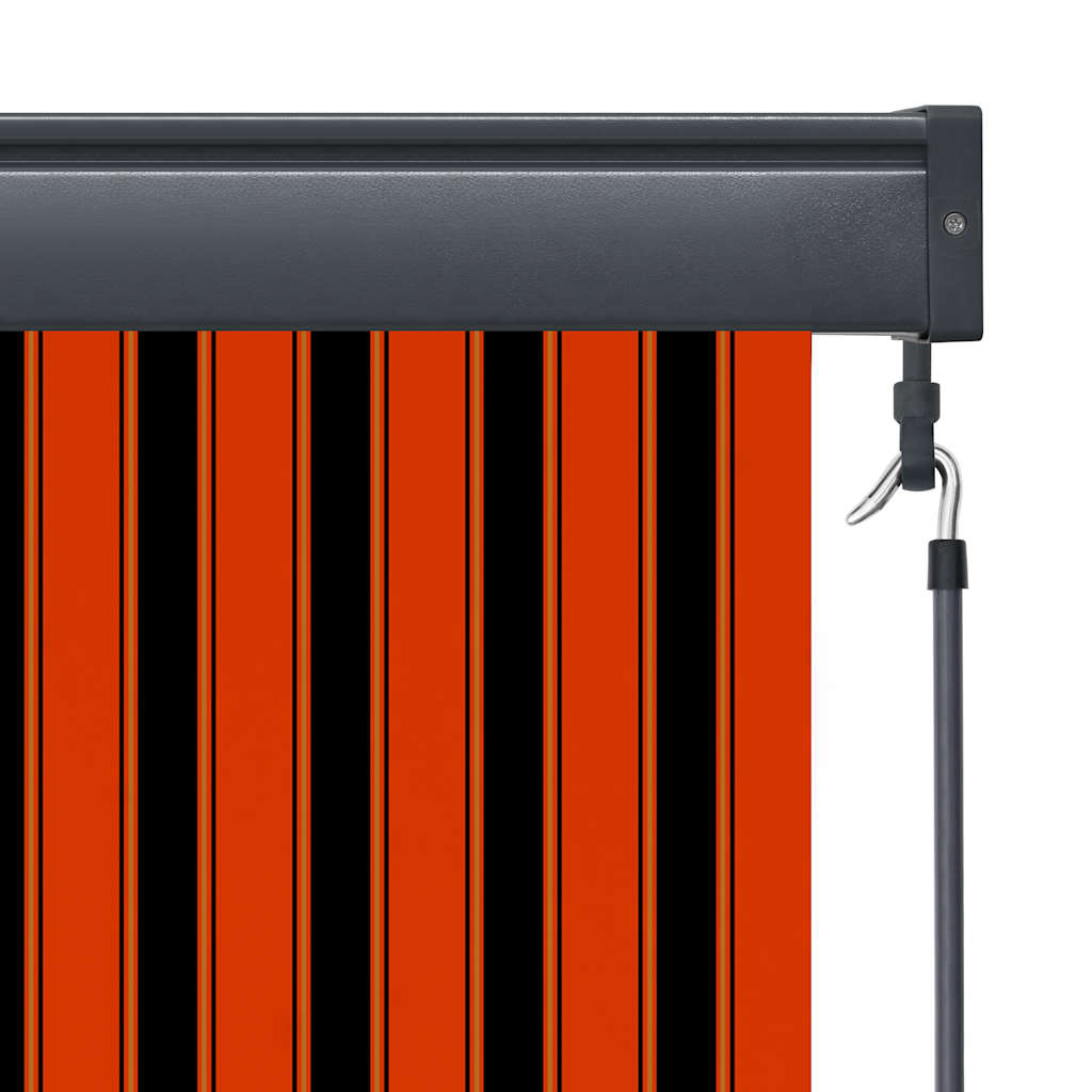 Tenda a Rullo per Esterni 100x250 cm Arancione e Marrone