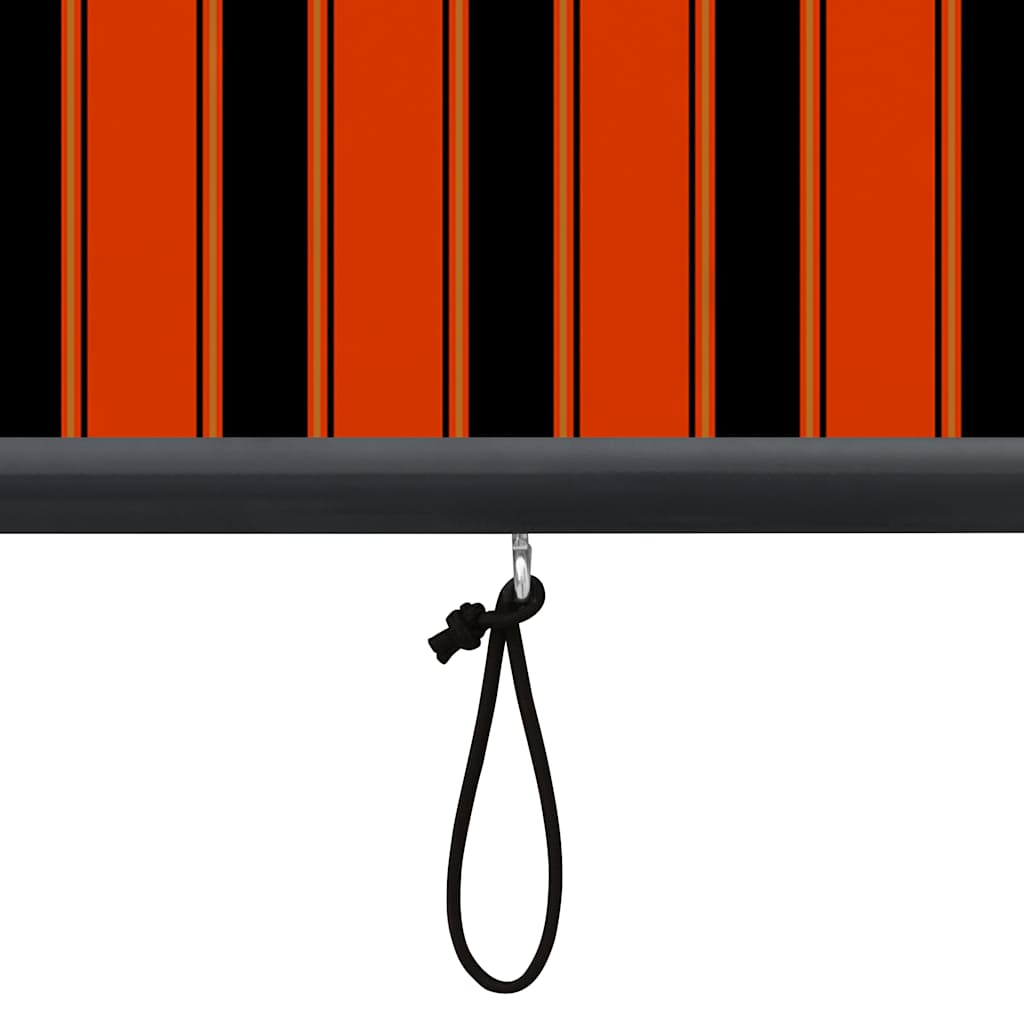 Tenda a Rullo per Esterni 120x250 cm Arancione e Marrone