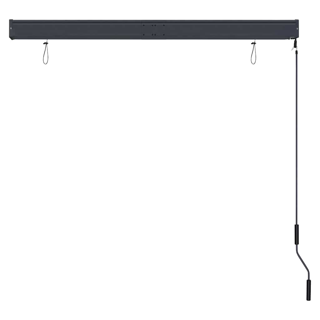 Tenda a Rullo per Esterni 140x250 cm Bianco e Arancione