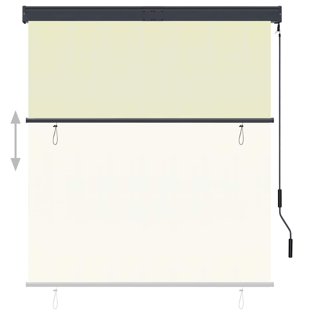 Tenda a Rullo per Esterni 140x250 cm Crema