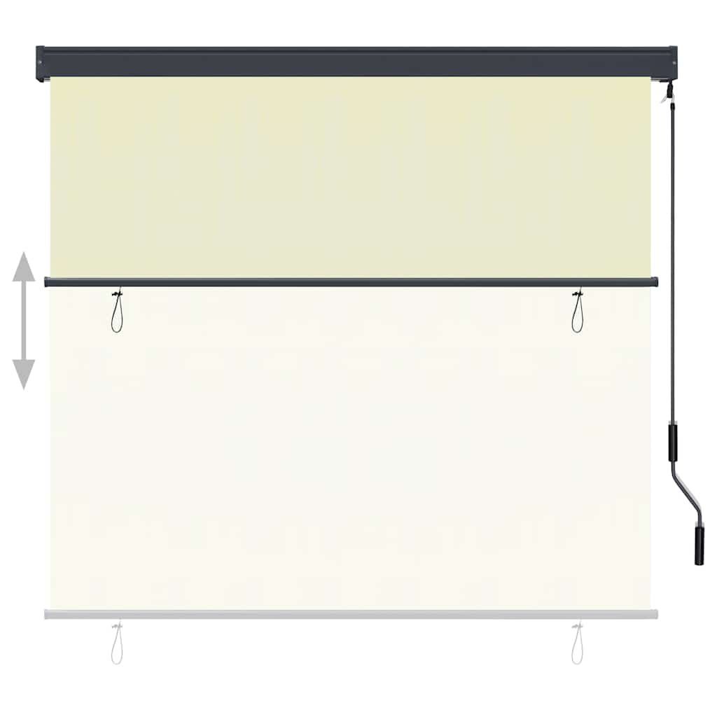 Tenda a Rullo per Esterni 170x250 cm Crema