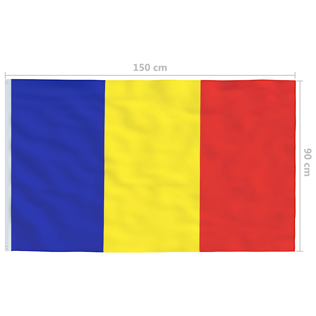 Bandiera della Romania 90x150 cm