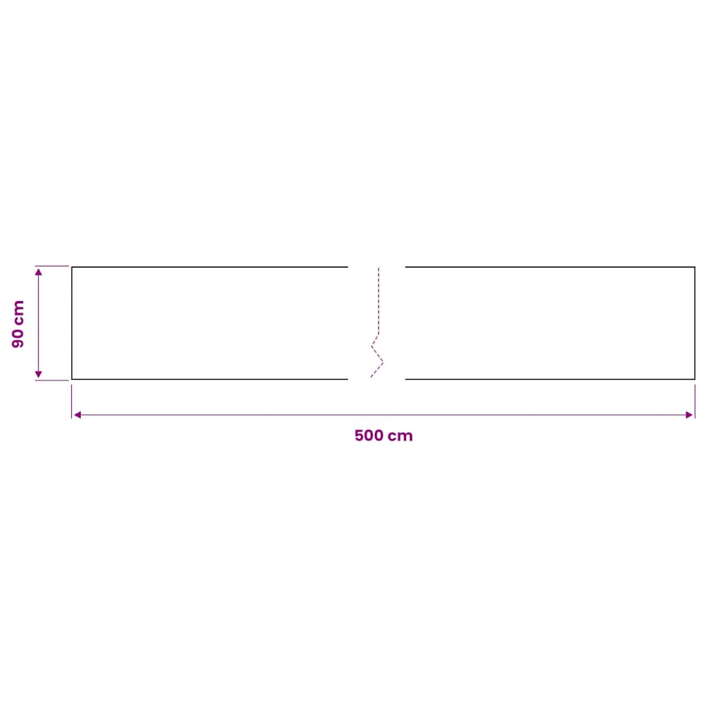 Pellicola Autoadesiva per Mobili Bianca 500x90 cm in PVC