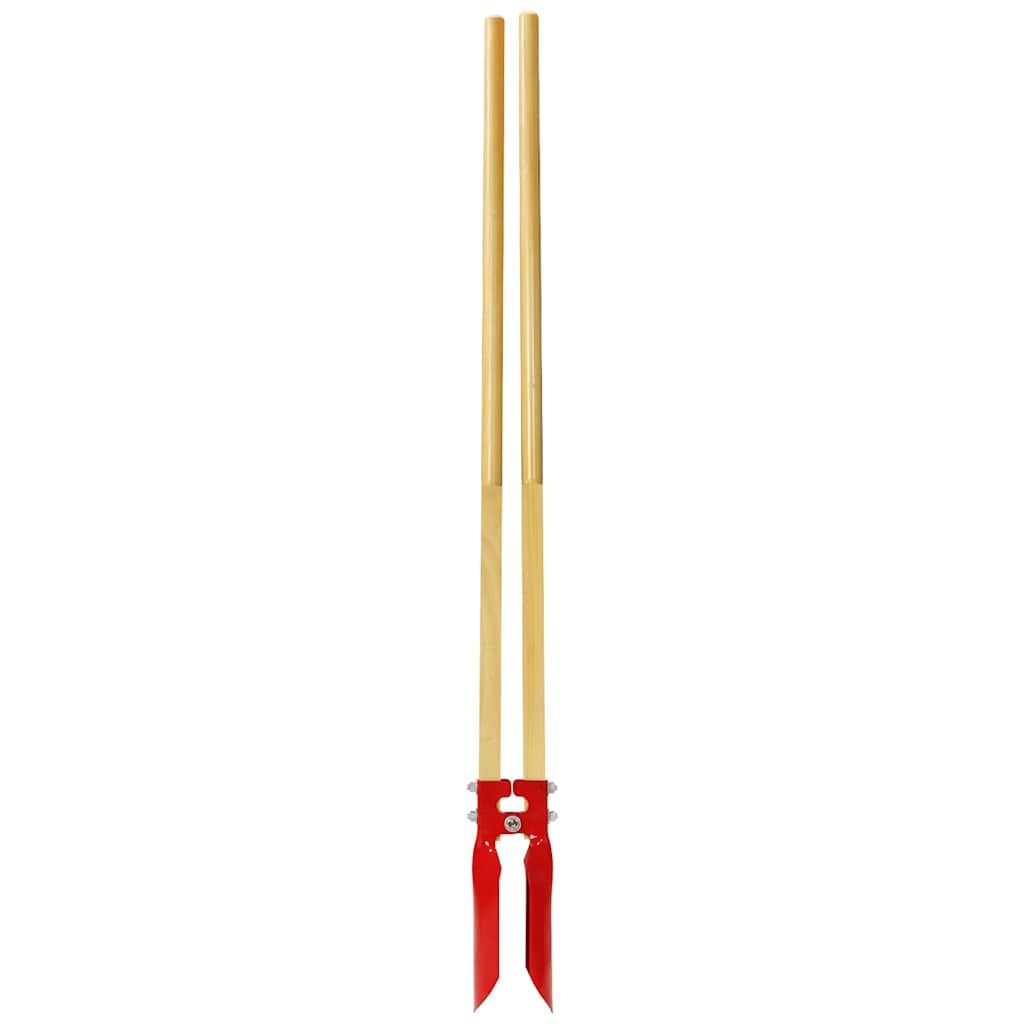 Piantapali Rosso in Acciaio e Legno Duro