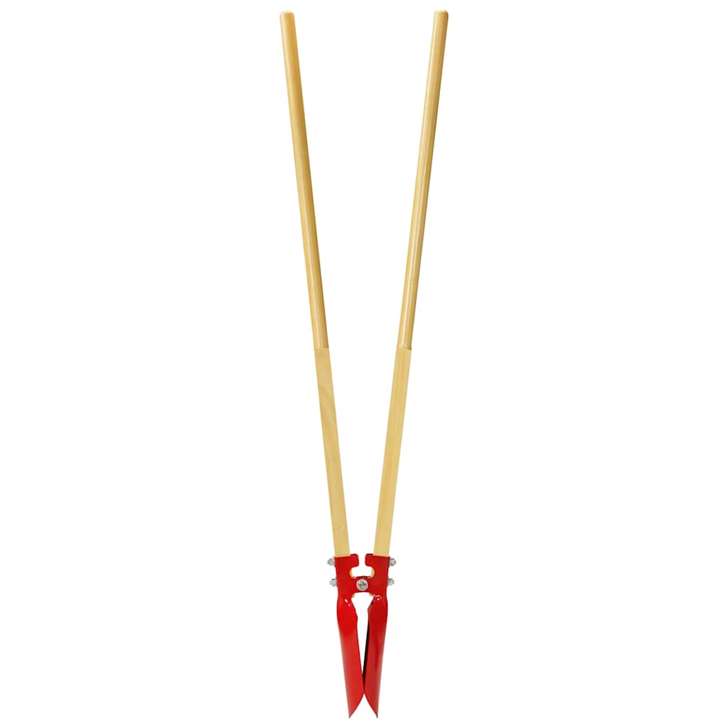 Piantapali Rosso in Acciaio e Legno Duro