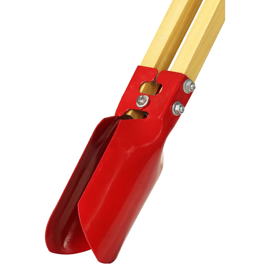 Piantapali Rosso in Acciaio e Legno Duro