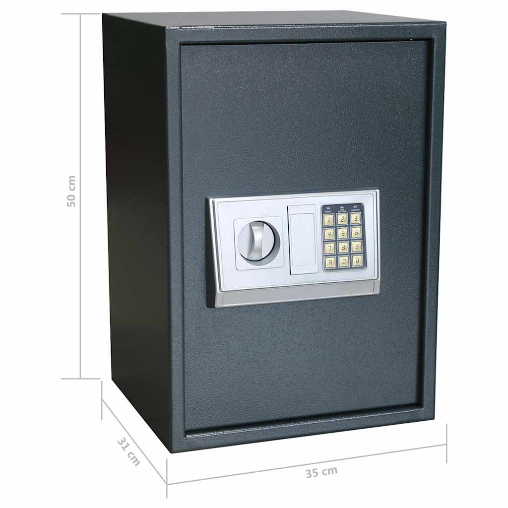 Cassaforte Digitale Elettronica con Mensola 35x31x50 cm