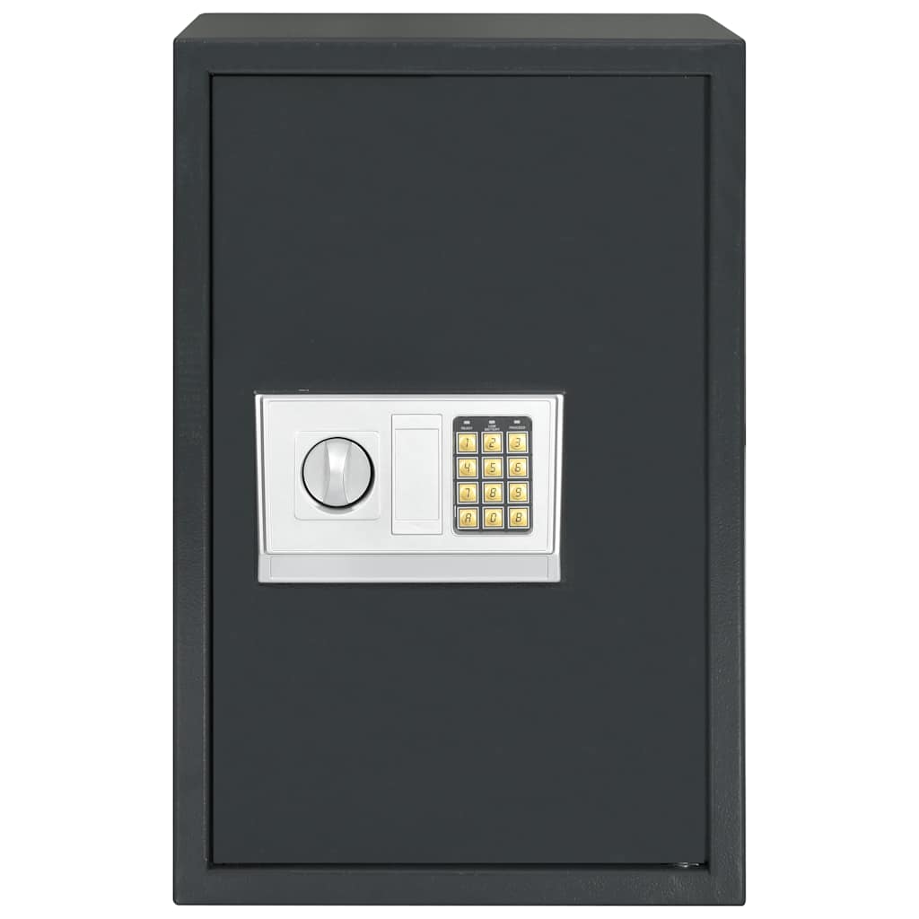 Cassaforte Digitale Grigio Scuro 40x35x60 cm