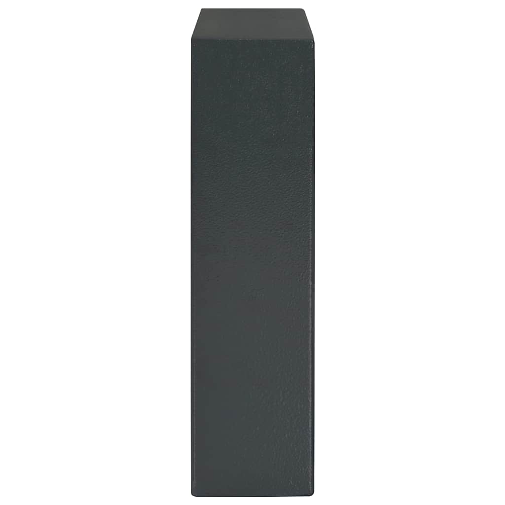 Cassaforte per Chiavi Grigio Scuro 30x10x36,5 cm