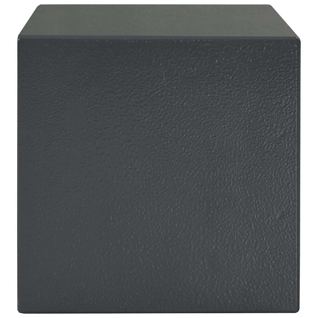 Cassaforte Meccanica Grigio Scuro 23x17x17 cm in Acciaio
