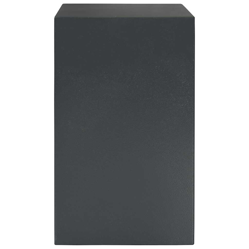 Cassaforte Meccanica Grigio Scuro 35x31x50 cm in Acciaio