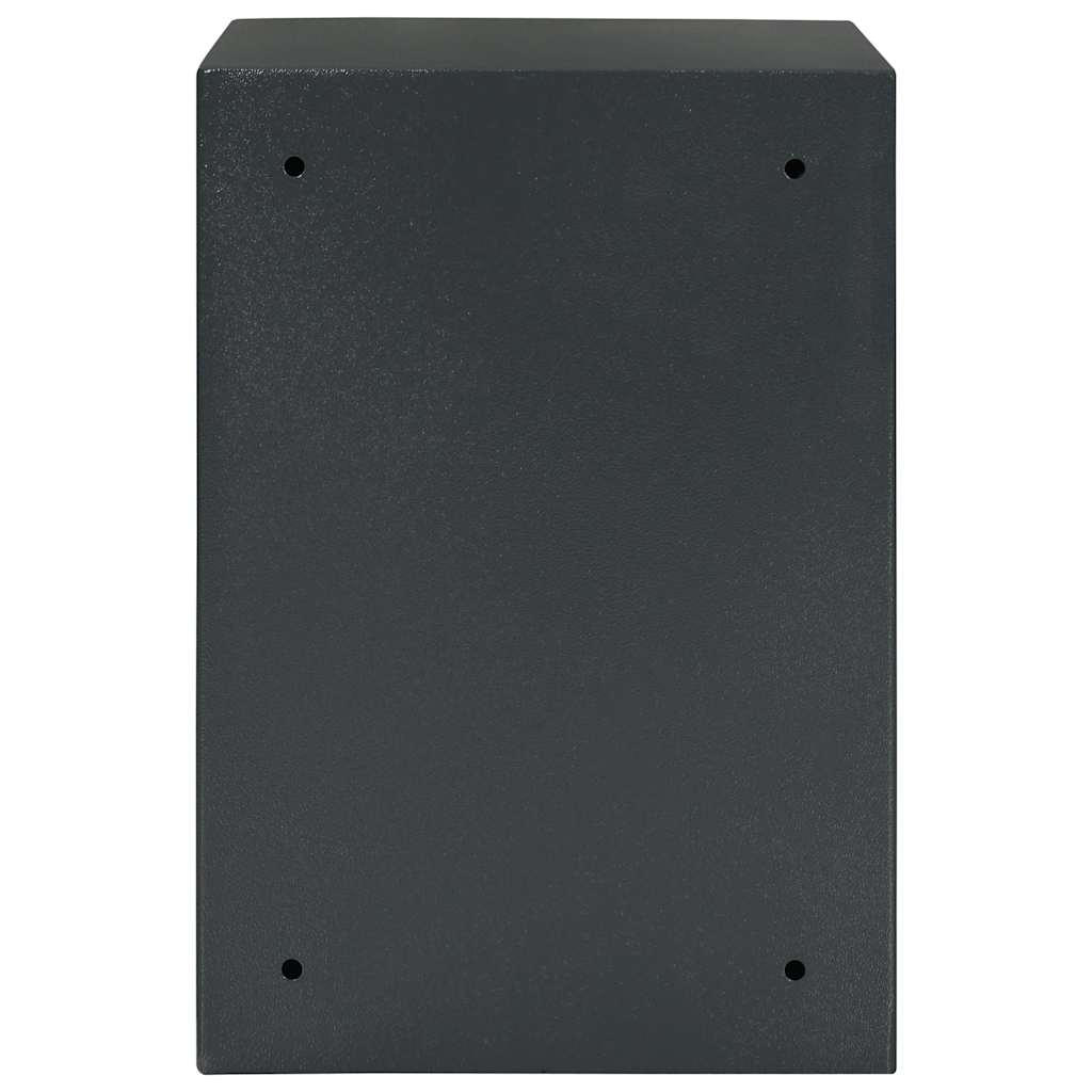 Cassaforte Meccanica Grigio Scuro 35x31x50 cm in Acciaio